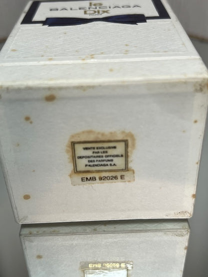 Le Dix Balenciaga extrait 14 ml, vintage 1970. Sealed bottle