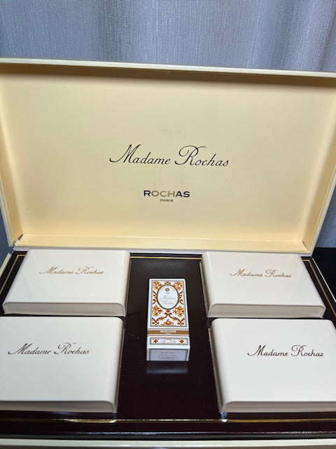 Madame Rochas big perfume savon set. Rare, vintage 1970s. Sealed savon. Best!