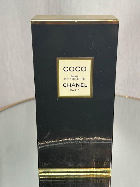Coco parfum Chanel EDT 75 ml. Vintage 1990. Flacon plein, jamais utilisé. Excellent état.