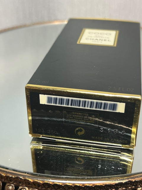Coco parfum Chanel EDT 75 ml. Vintage 1990. Flacon plein, jamais utilisé. Excellent état.