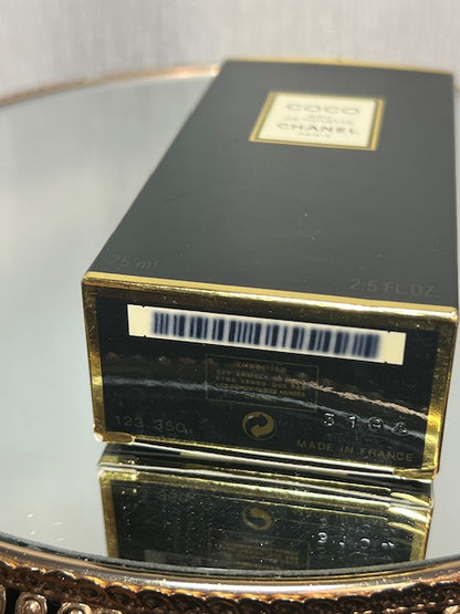 Coco parfum Chanel EDT 75 ml. Vintage 1990. Flacon plein, jamais utilisé. Excellent état.