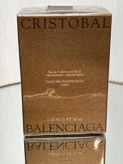 Cristobal Balenciaga pour elle edt 50 ml. Vintage 1997. Scellé.