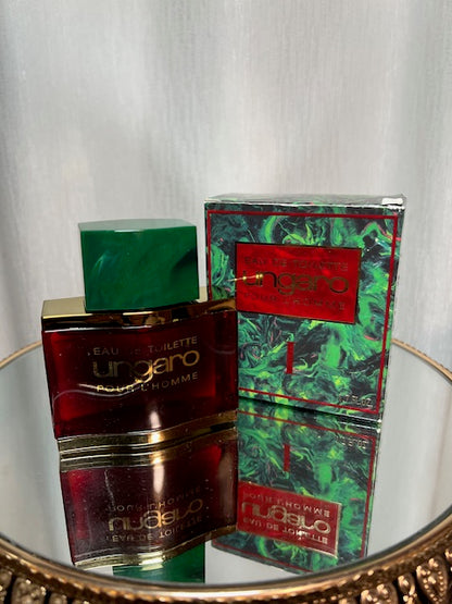 Ungaro pour L'Homme Emanuel Ungaro edt 50 ml. Rare vintage 1991. Full.