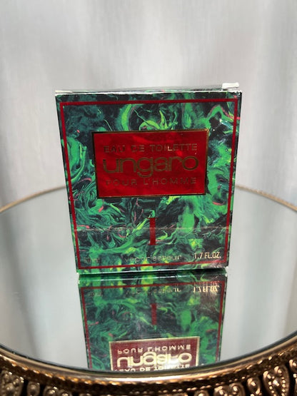 Ungaro pour L'Homme Emanuel Ungaro edt 50 ml. Rare vintage 1991. Full.