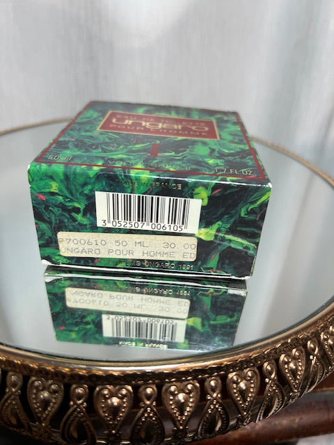 Ungaro pour L'Homme Emanuel Ungaro edt 50 ml. Rare vintage 1991. Full.