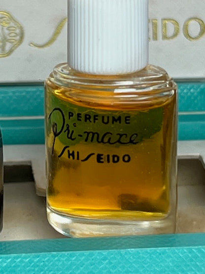 Set profumo Shiseido collezione oro 5 profumi. Vintage 1963. Flaconi non usati
