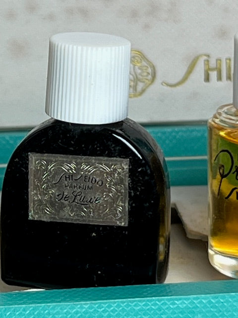 Set profumo Shiseido collezione oro 5 profumi. Vintage 1963. Flaconi non usati