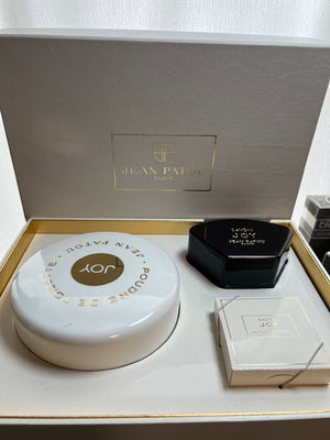 Joy Jean Patou big beautiful perfume gift set. Vintage 1970s.