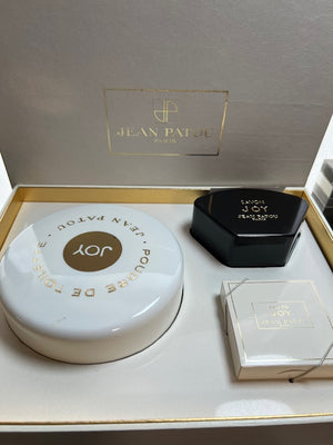 Joy Jean Patou big beautiful perfume gift set. Vintage 1970s.