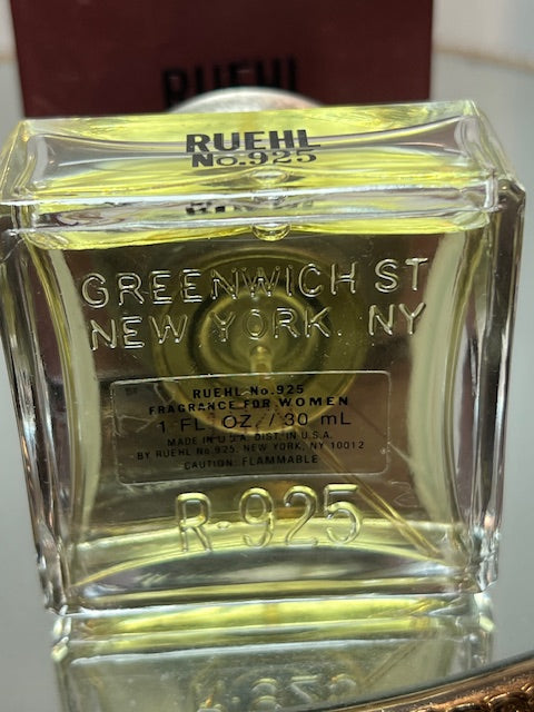 Ruehl No.925 Ruehl No.925 donna puro profumo 30 ml. Vintage 1990.