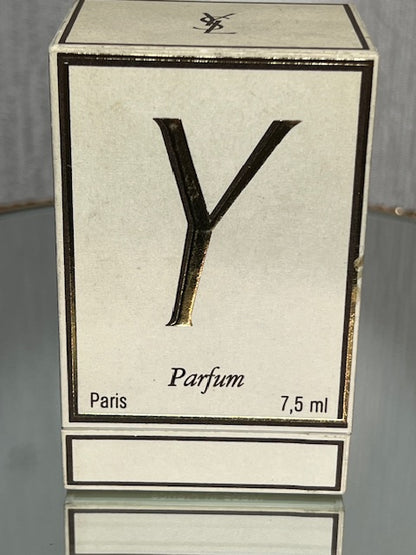 YSL Y estratto 7,5 ml vintage anni '70. Bottiglia sigillata.
