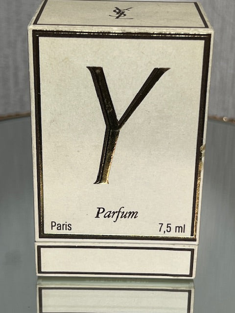 YSL Y extrait 7,5 ml vintage 1970s. Sealed bottle.