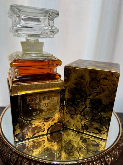 Aramis Aramis eau de Cologne originale 1966 flacon en cristal 12 fl oz Plein, non utilisé.