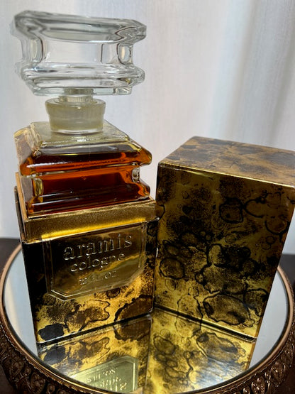 Aramis Aramis eau de Cologne originale 1966 flacon en cristal 12 fl oz Plein, non utilisé.