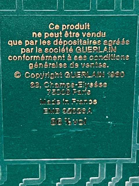 Vetiver Guerlain edt 200 ml. Rara annata 1989. Sigillato o flacone non usato.