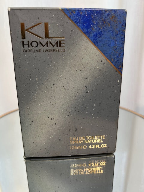KL Homme Karl Lagerfeld Après-rasage 125 ml vintage 1986. Plein (non utilisé).