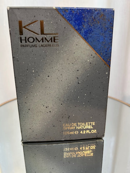 KL Homme Karl Lagerfeld Après-rasage 125 ml vintage 1986. Plein (non utilisé).