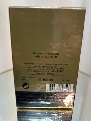 Armani Pour Homme Baumé Apres Rasage 100 ml. Vintage 1990s. Sealed