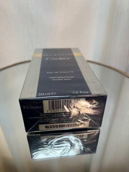 Declaration Cartier edt 50 ml vintage 1998. Sealed
