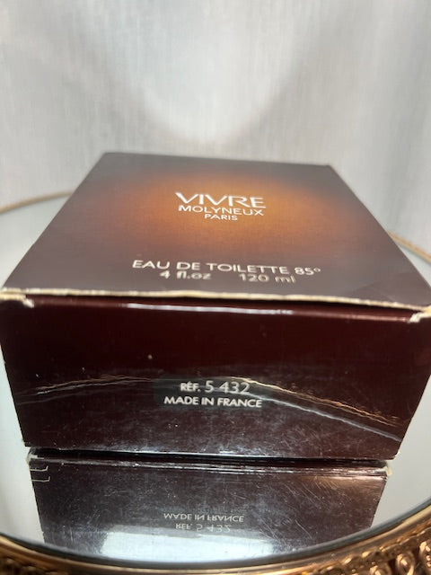 Vivre Molyneux edt 120 ml. Rare vintage 1980s.