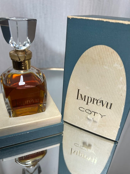 Coty Imprévu extrait 30 ml. Vintage années 1970. Flacon scellé.