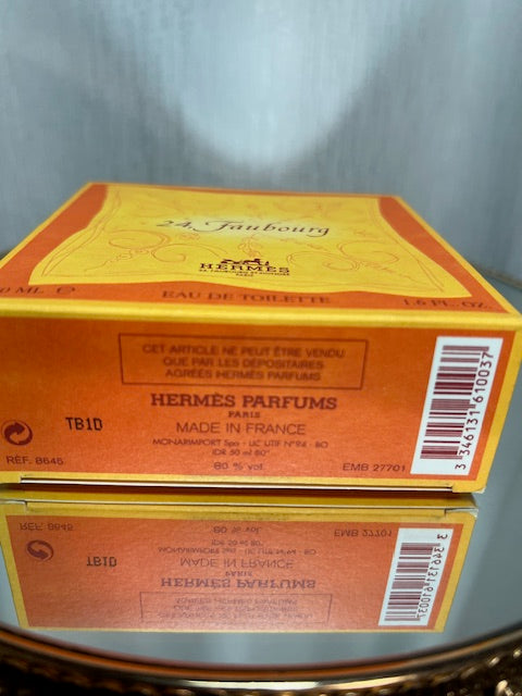 Hermes’ 24 Faubourg edt 50 ml. Vintage first edition.