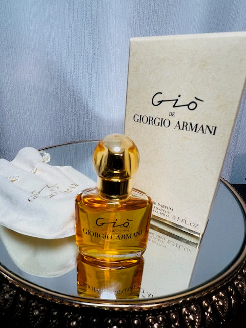 Gio de Giorgio Armani edp 15 ml velvet case. Rare vintage original edition.