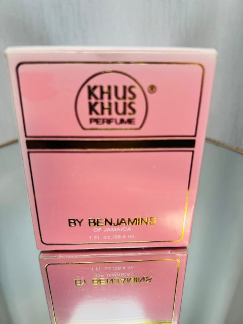 KHUS KHUS by Benjamin (Jamaica) extrait 30 ml. Rare, vintage 1980s. Superb!