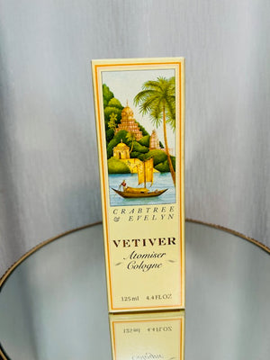 Vetiver Crabtree Evelyn 125 ml Eau de Cologne vintage 1980s.