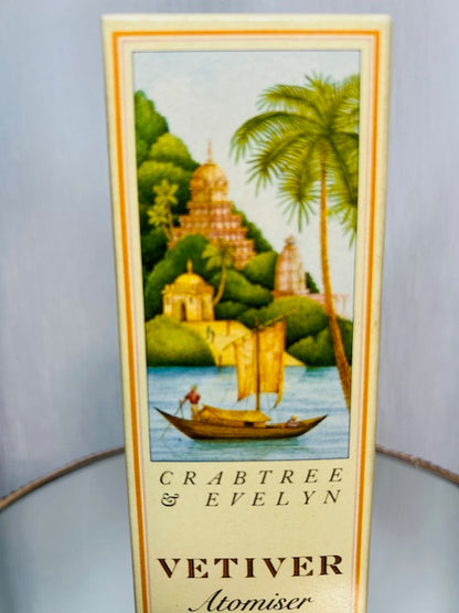 Vetiver Crabtree Evelyn 125 ml Eau de Cologne vintage 1980s.