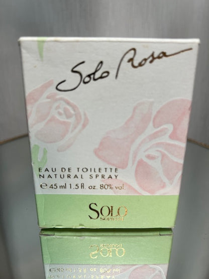 Solo Rosa di Luciano Soprani da donna edt 45 ml vintage 1998.