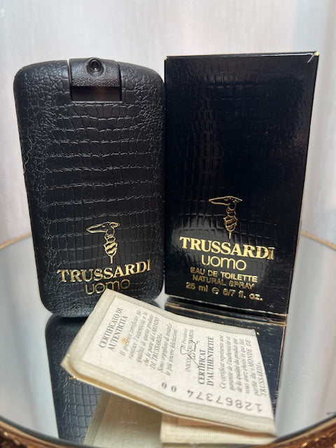 Trussardi Uomo edt 25 ml. Rare vintage 1983 edition.