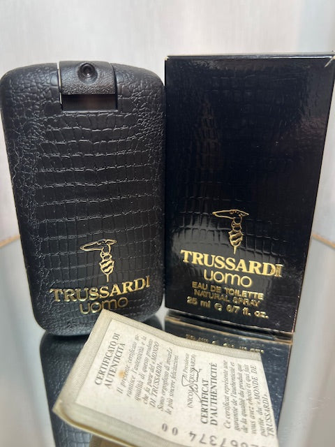 Trussardi Uomo edt 25 ml. Rare vintage 1983 edition.