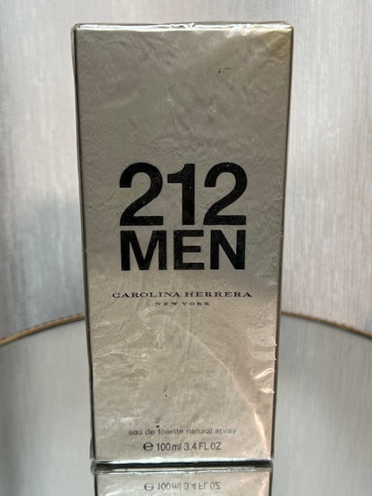 Carolina Herrera 212 Men original 1999 edt 100 ml. Vintage 1999 scellé