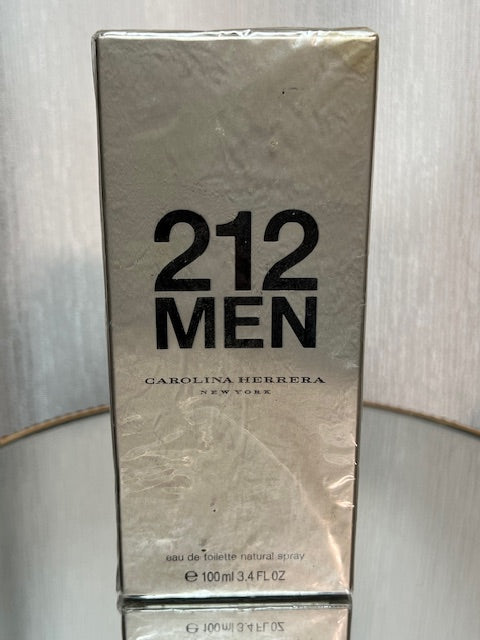 Carolina Herrera 212 Men original 1999 edt 100 ml. Vintage 1999 sealed