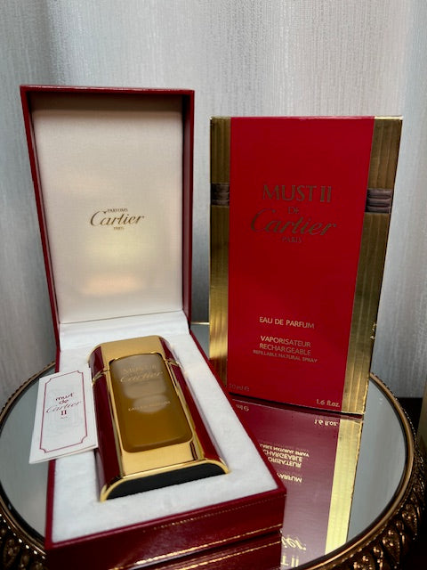 Must de Cartier II edp 50 ml vintage.