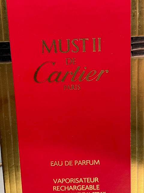 Must de Cartier II edp 50 ml vintage.