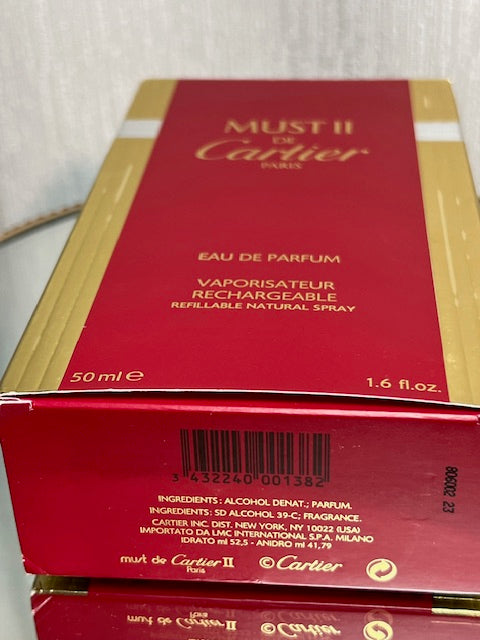 Must de Cartier II edp 50 ml vintage.