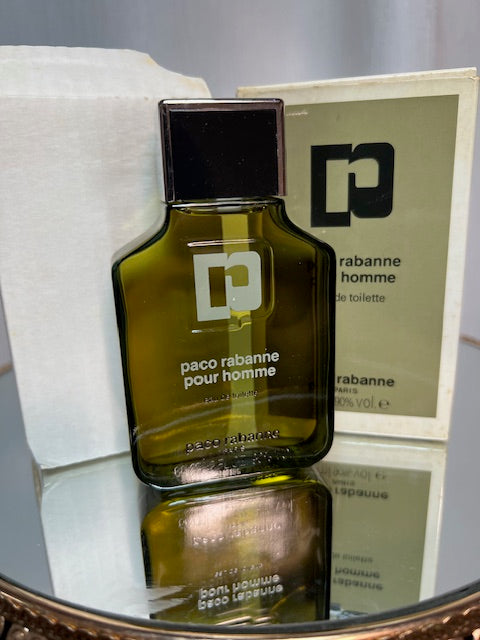 Paco Rabanne Pour Homme edt 60 ml. Vintage first edition.