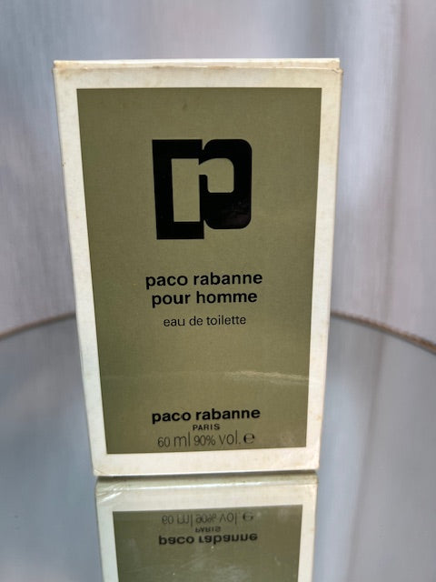 Paco Rabanne Pour Homme edt 60 ml. Vintage first edition.