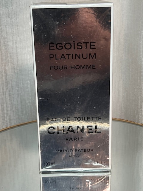 Chanel Egoiste Platinum edt 100 ml vintage 1991. Sealed
