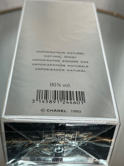 Chanel Egoiste Platinum edt 100 ml vintage 1991. Sigillato