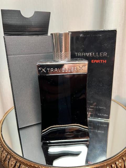 Traveller Earth by Paris Bleu per uomo edt 100 ml vintage estremamente raro. Pieno.