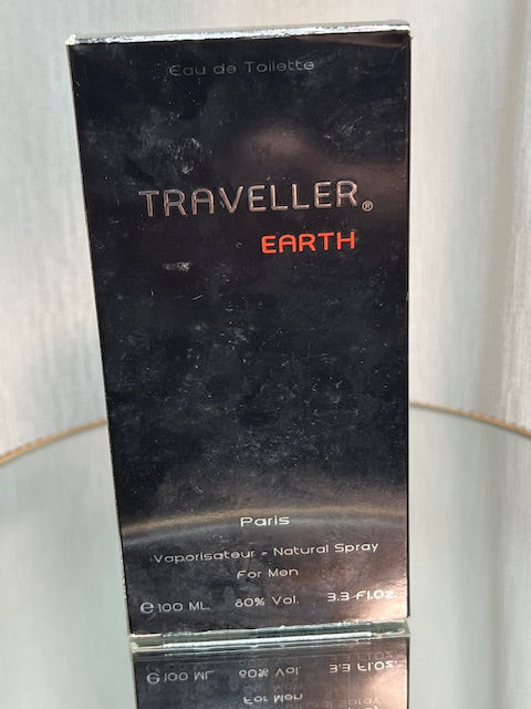 Traveller Earth by Paris Bleu per uomo edt 100 ml vintage estremamente raro. Pieno.