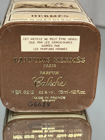 Caleche Hermès extrait 15 ml vintage 1970. Flacon scellé