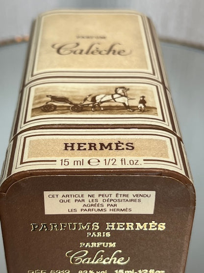 Caleche Hermès extrait 15 ml vintage 1970. Flacon scellé