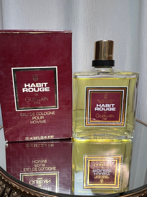 Guerlain  Habit Rouge cologne 200 ml vintage 1970.