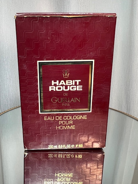 Guerlain  Habit Rouge cologne 200 ml vintage 1970.