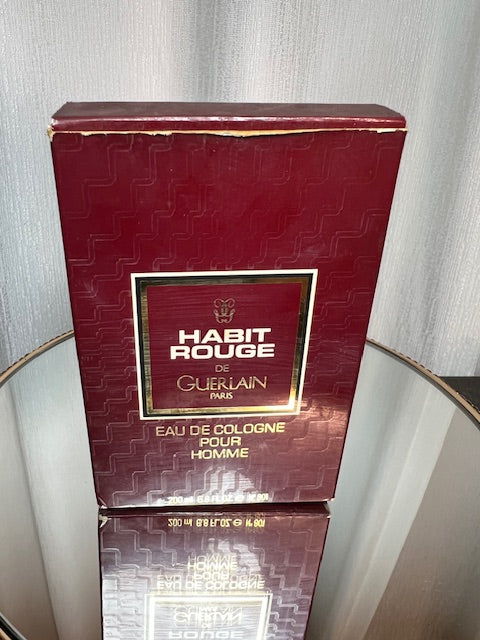 Guerlain Habit Rouge colonia 200 ml vintage 1970.