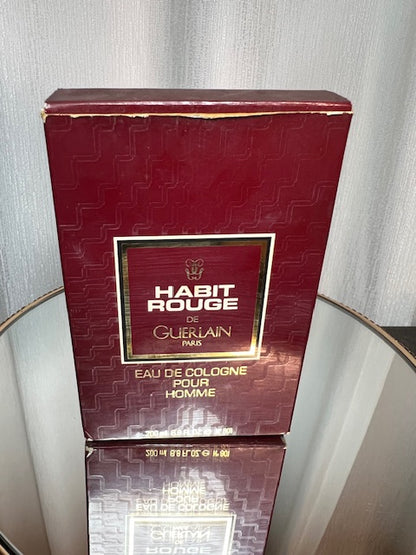 Guerlain Habit Rouge colonia 200 ml vintage 1970.